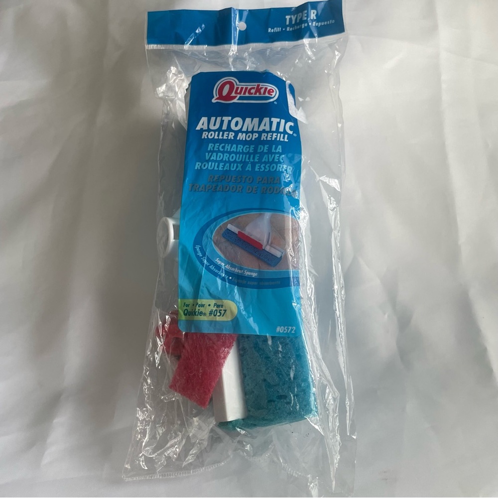 Quickie Automatic Roller Mop Refill Type R #0572